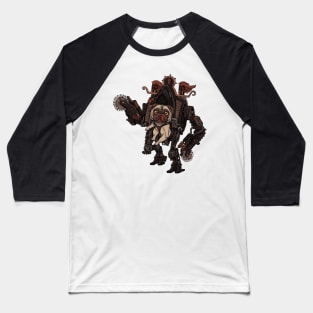 Pug of War: The Mighty Mechanical Canine Baseball T-Shirt